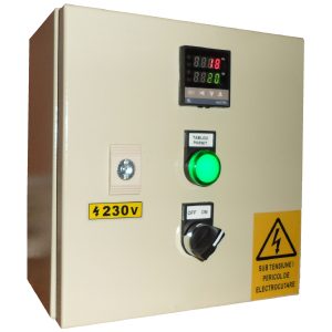 10 A Temperature control panel
