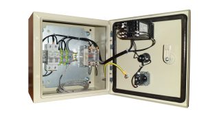 25 A Temperature control panel