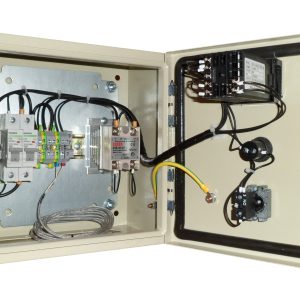 25 A Temperature control panel