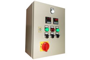Powder coating oven control panel 4 heating elements