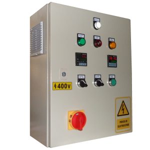 Powder coating oven control panel 3 heating elements, three phase supply
